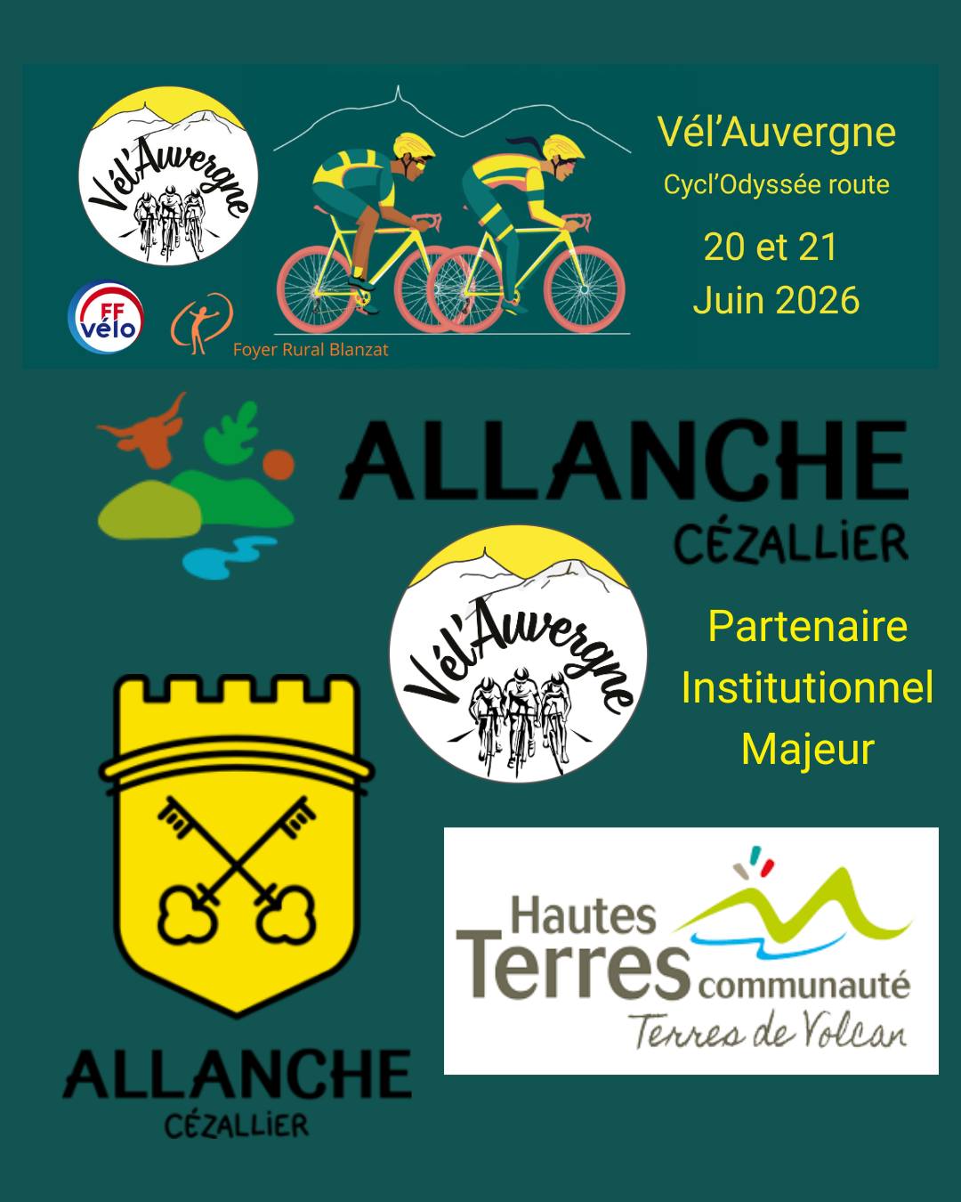 Vél'Auvergne le 20 juin 2026 à Allanche