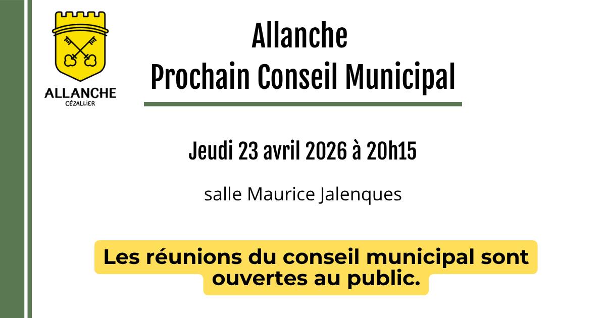 Conseil Municipal 23.04.2026
