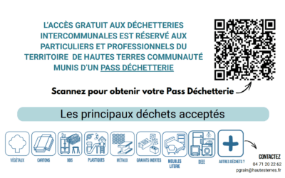 Pass pour déchetterie de Neussargues