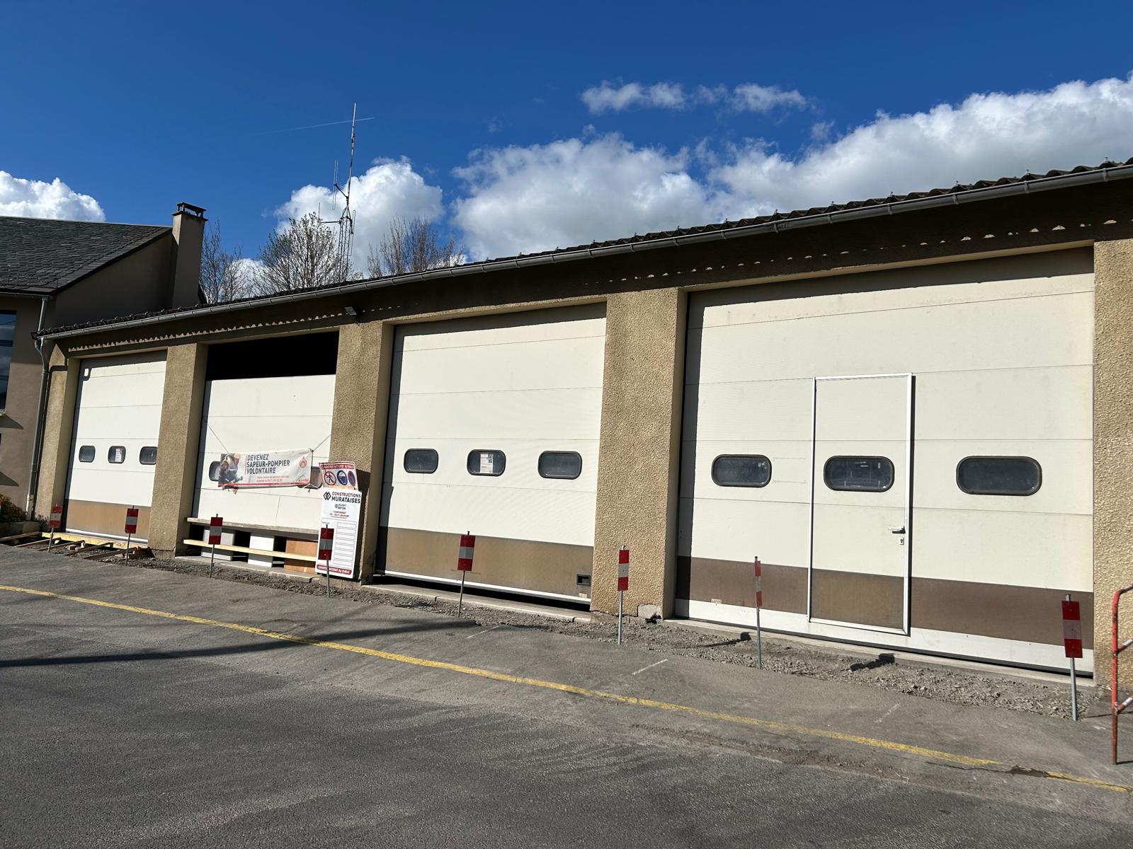 Travaux caserne Pompiers d'Allanche