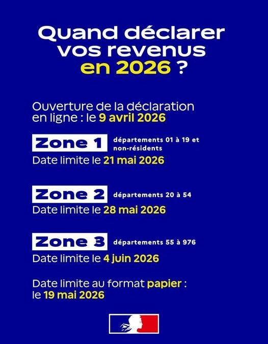 Déclaration des revenus 2026