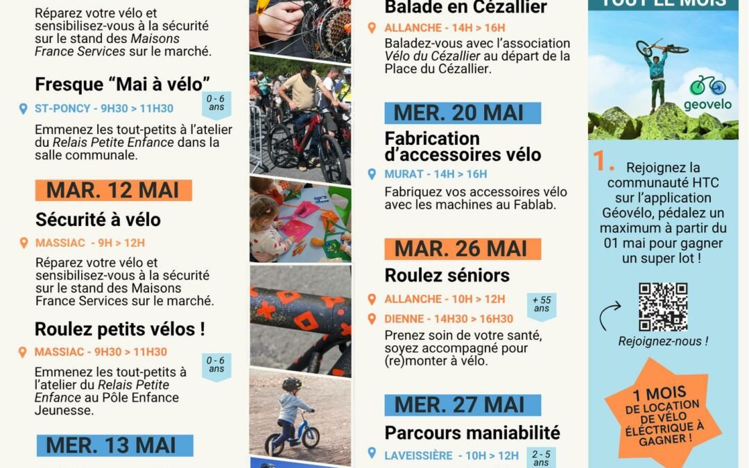 Mai à Vélo à Allanche