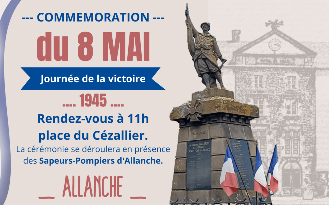 commémoration du 08 mai 2026 allanche à 11h