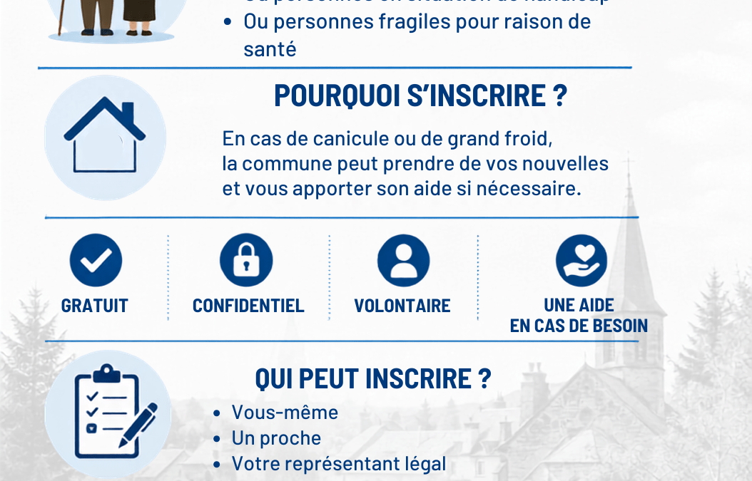 Plan Canicule  : pensez à vous inscrire