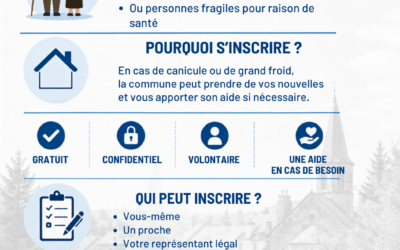 Plan Canicule  : pensez à vous inscrire