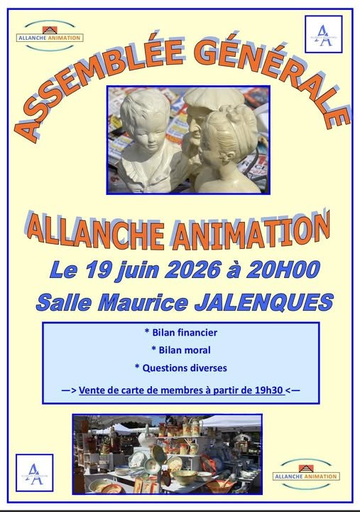 Assemblée générale Allanche animation 2026