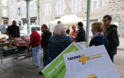 Le compostage au marché d’Allanche – SYTEC