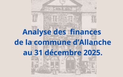Analyse des finances de la commune d&rsquo;Allanche au 31.12.2025