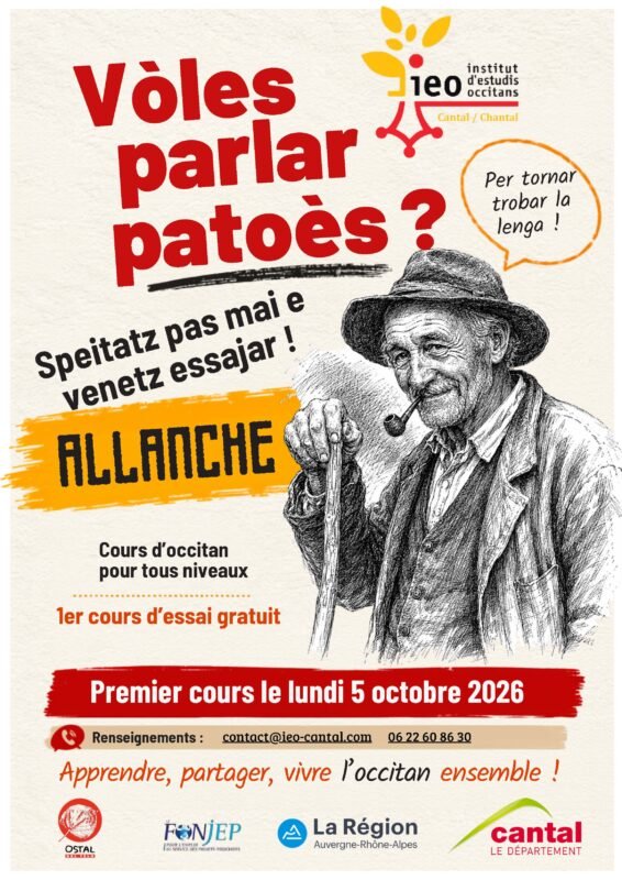 Cours d'occitan - Le patois de chez nous